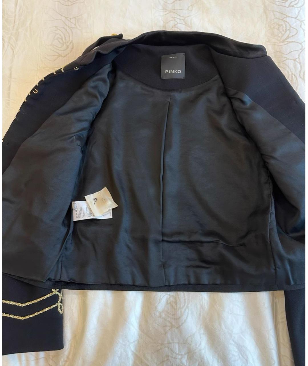 PINKO Черный жакет/пиджак, фото 4
