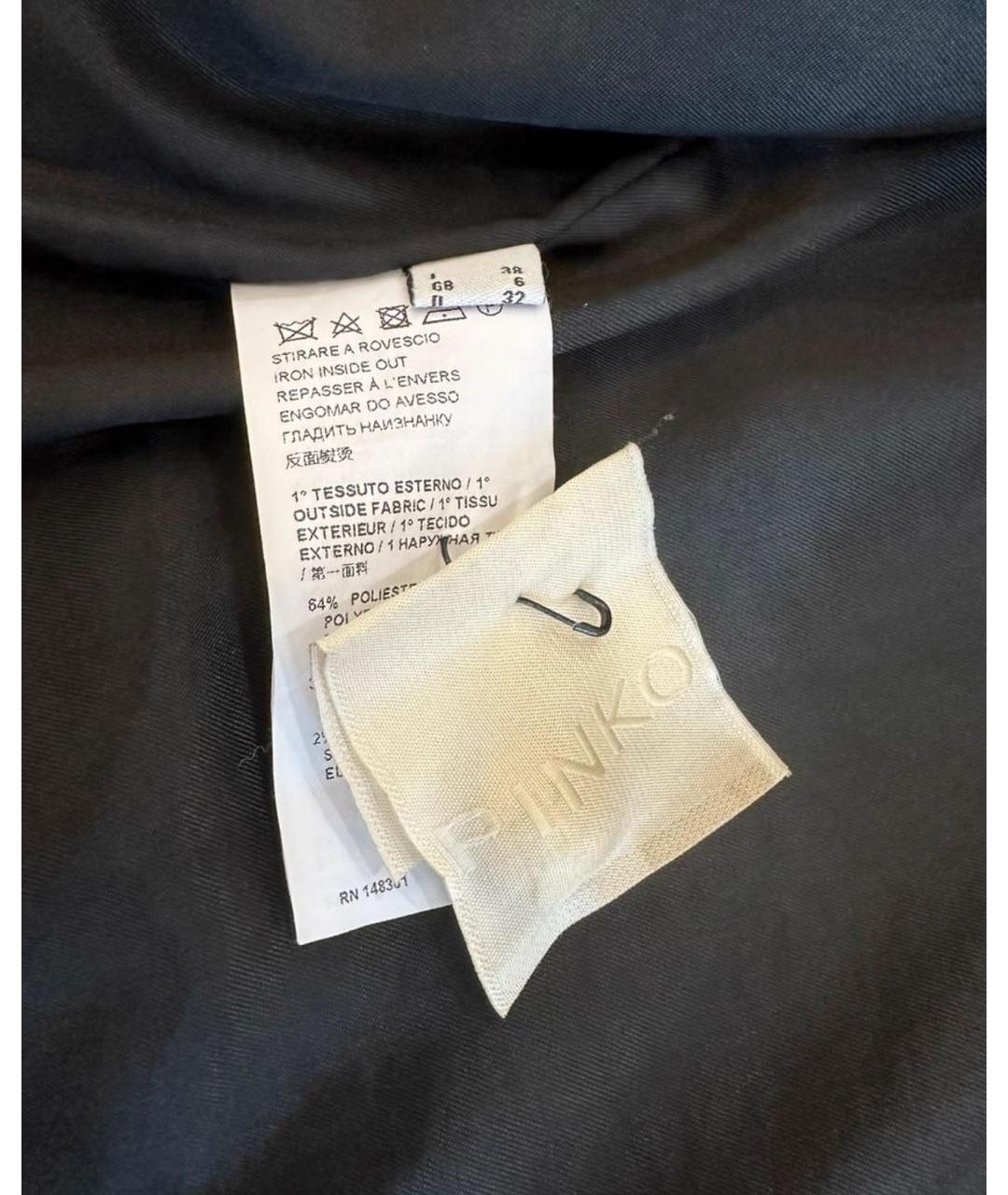 PINKO Черный жакет/пиджак, фото 5