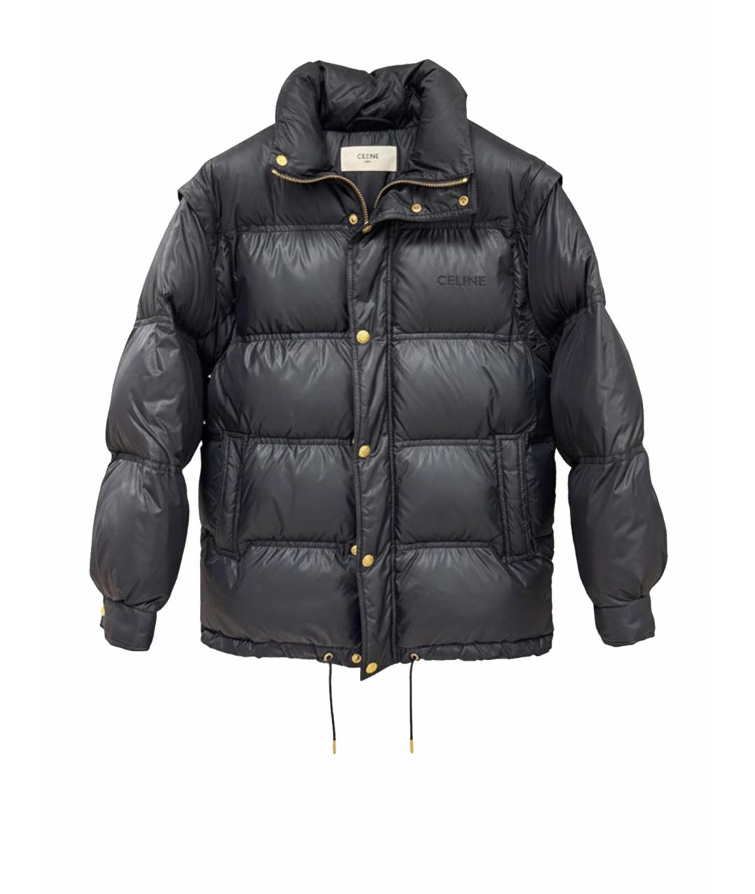 CELINE Черная полиэстеровая куртка, фото 1