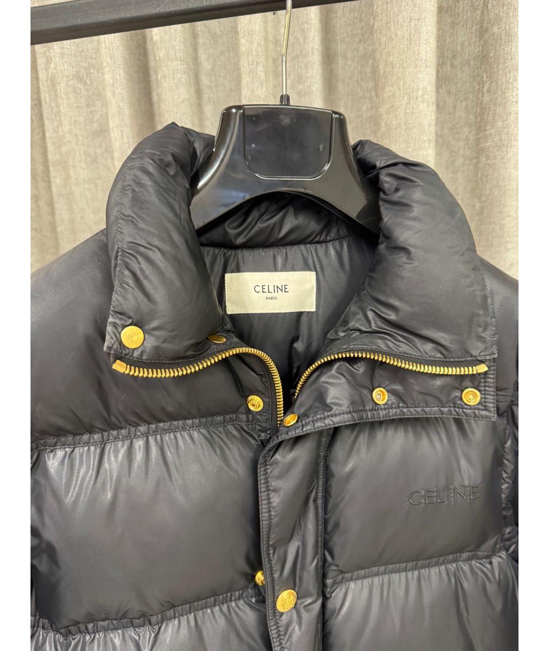 CELINE Черная полиэстеровая куртка, фото 3