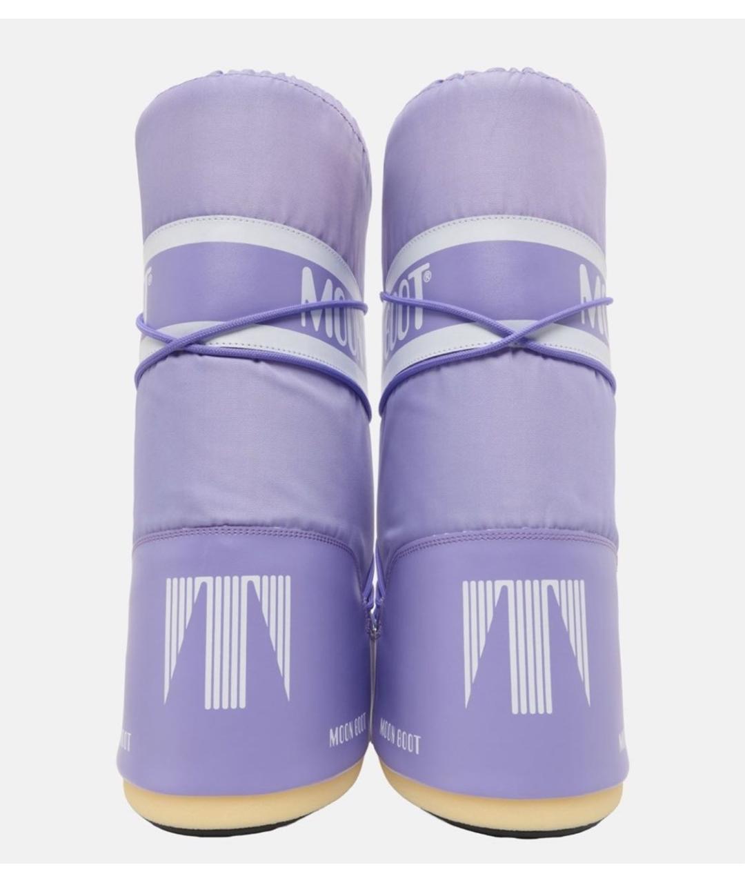 MOON BOOT Фиолетовые текстильные ботинки, фото 3