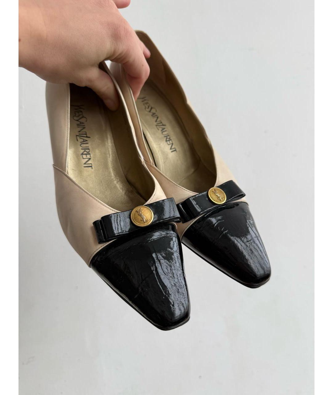 SAINT LAURENT Мульти кожаные туфли, фото 2