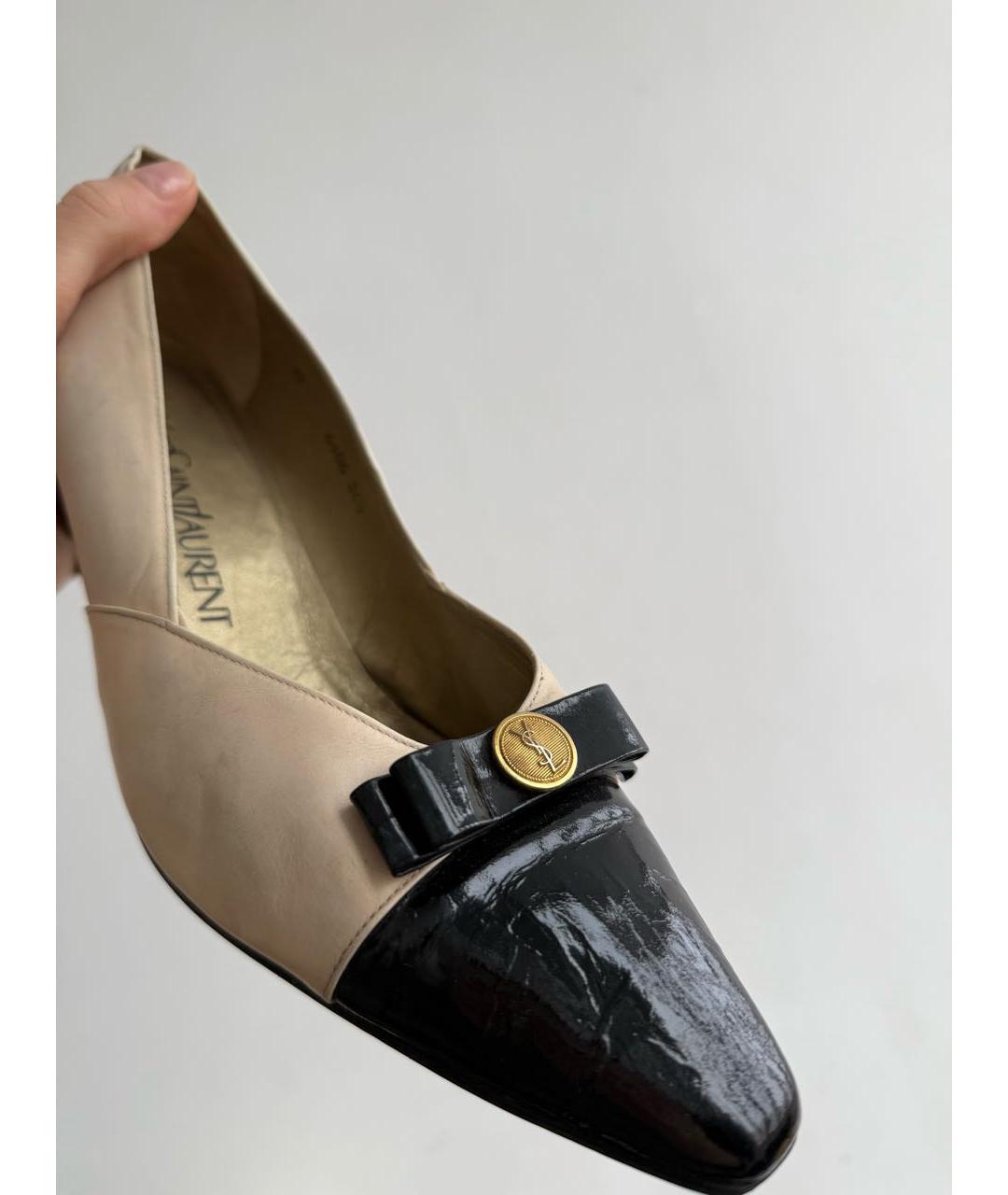 SAINT LAURENT Мульти кожаные туфли, фото 5