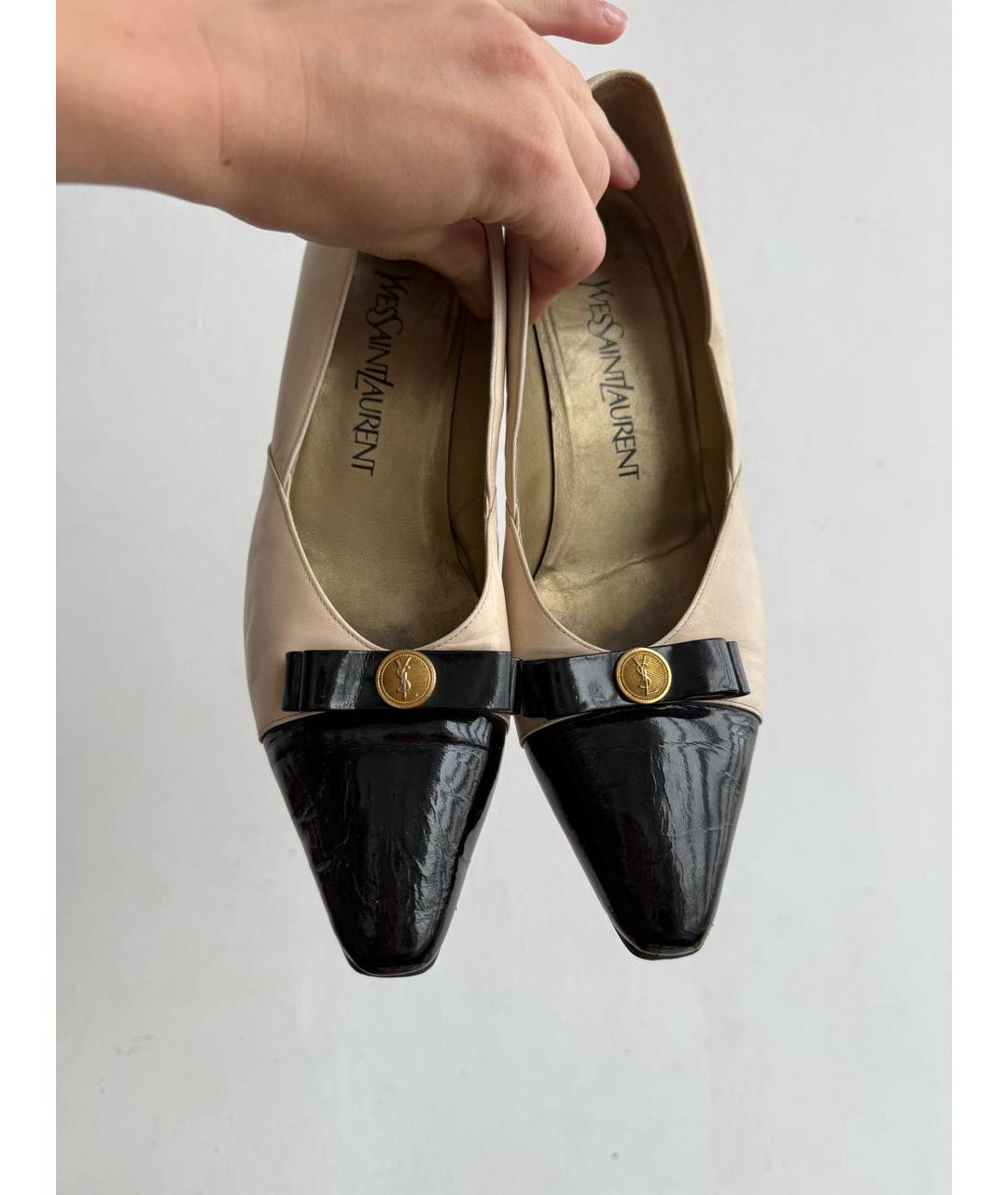 SAINT LAURENT Мульти кожаные туфли, фото 3