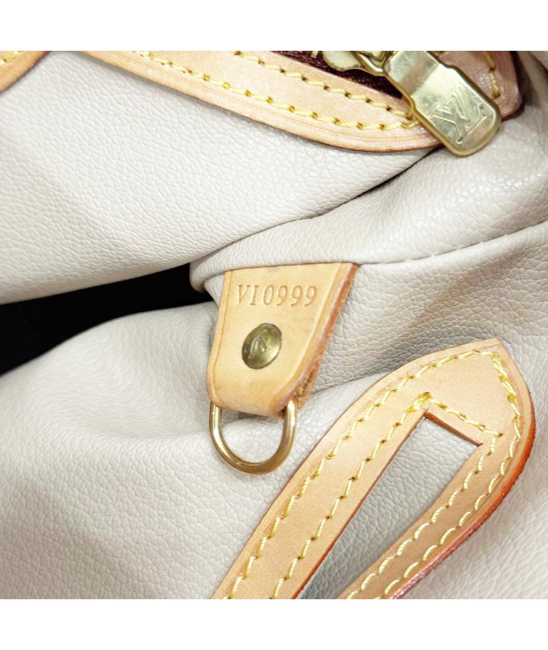 LOUIS VUITTON Коричневый кожаный рюкзак, фото 9