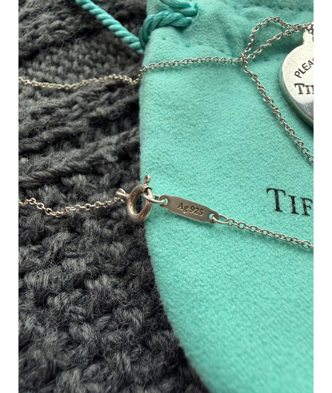 TIFFANY&CO Серебряная серебряная подвеска, фото 7
