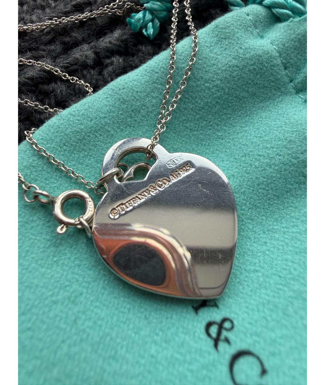 TIFFANY&CO Серебряная серебряная подвеска, фото 4