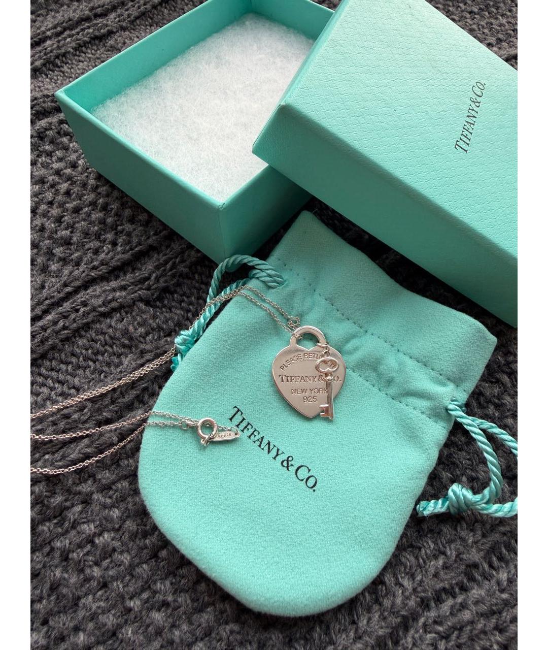 TIFFANY&CO Серебряная серебряная подвеска, фото 2