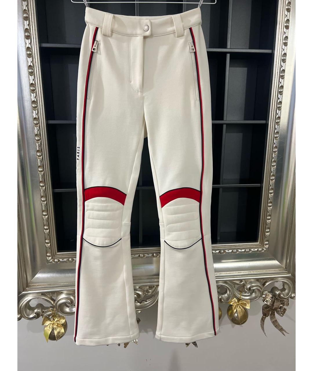 CHRISTIAN DIOR Белые полиамидовые спортивные брюки и шорты, фото 5