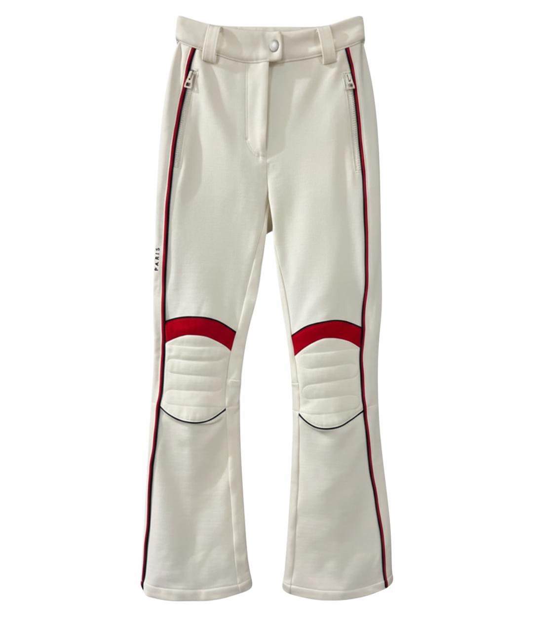 CHRISTIAN DIOR Белые полиамидовые спортивные брюки и шорты, фото 1