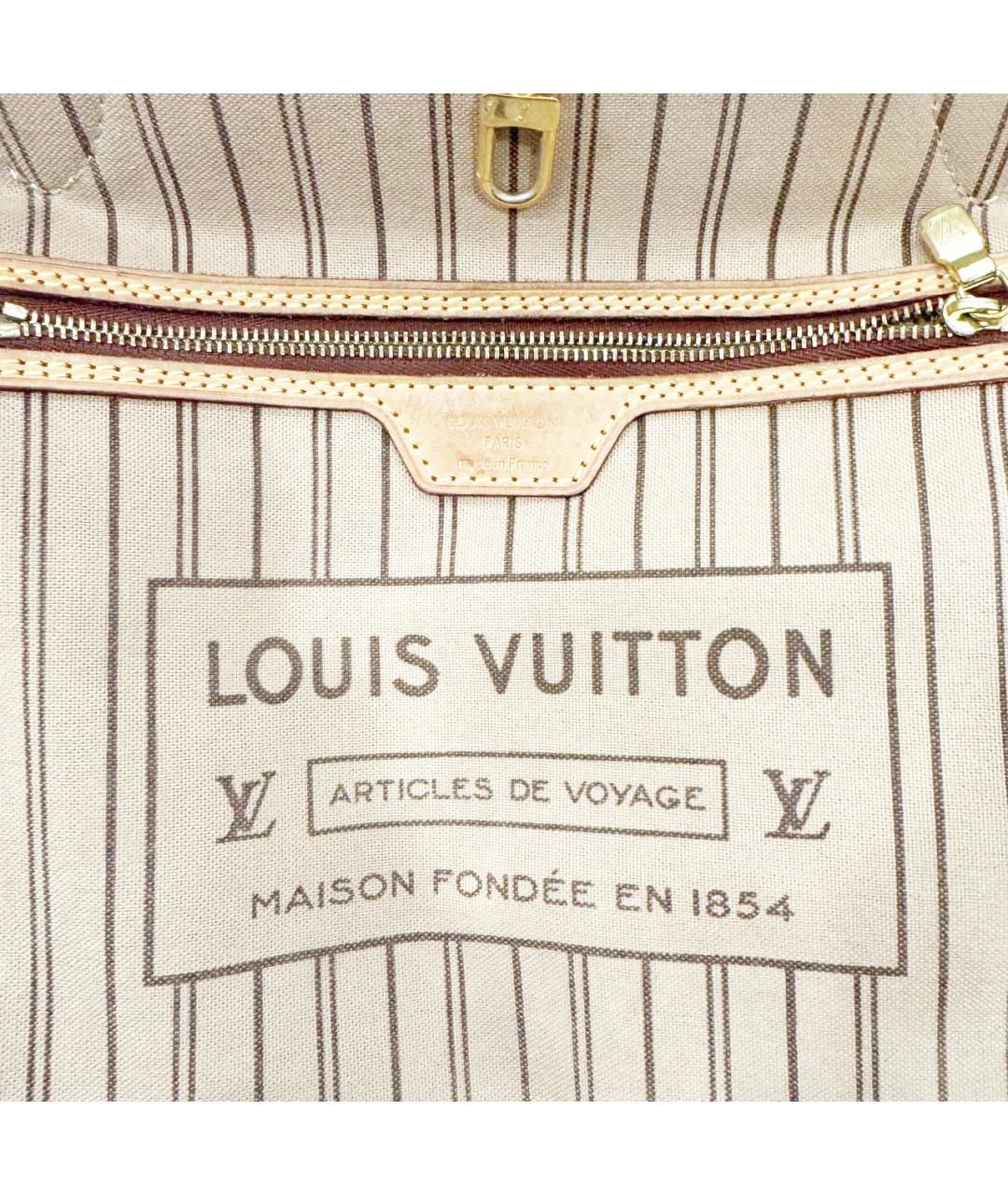 LOUIS VUITTON Коричневая сумка тоут, фото 8