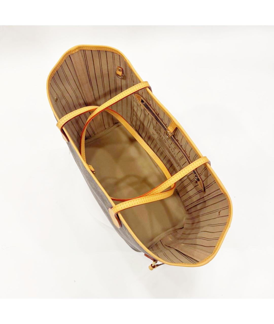 LOUIS VUITTON Коричневая сумка тоут, фото 6