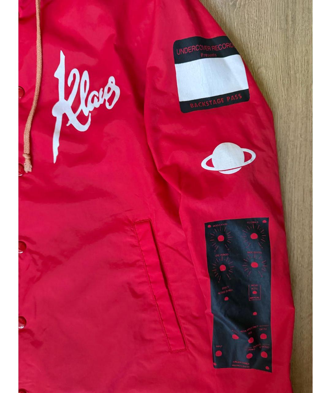 UNDERCOVER Красная полиэстеровая куртка, фото 5
