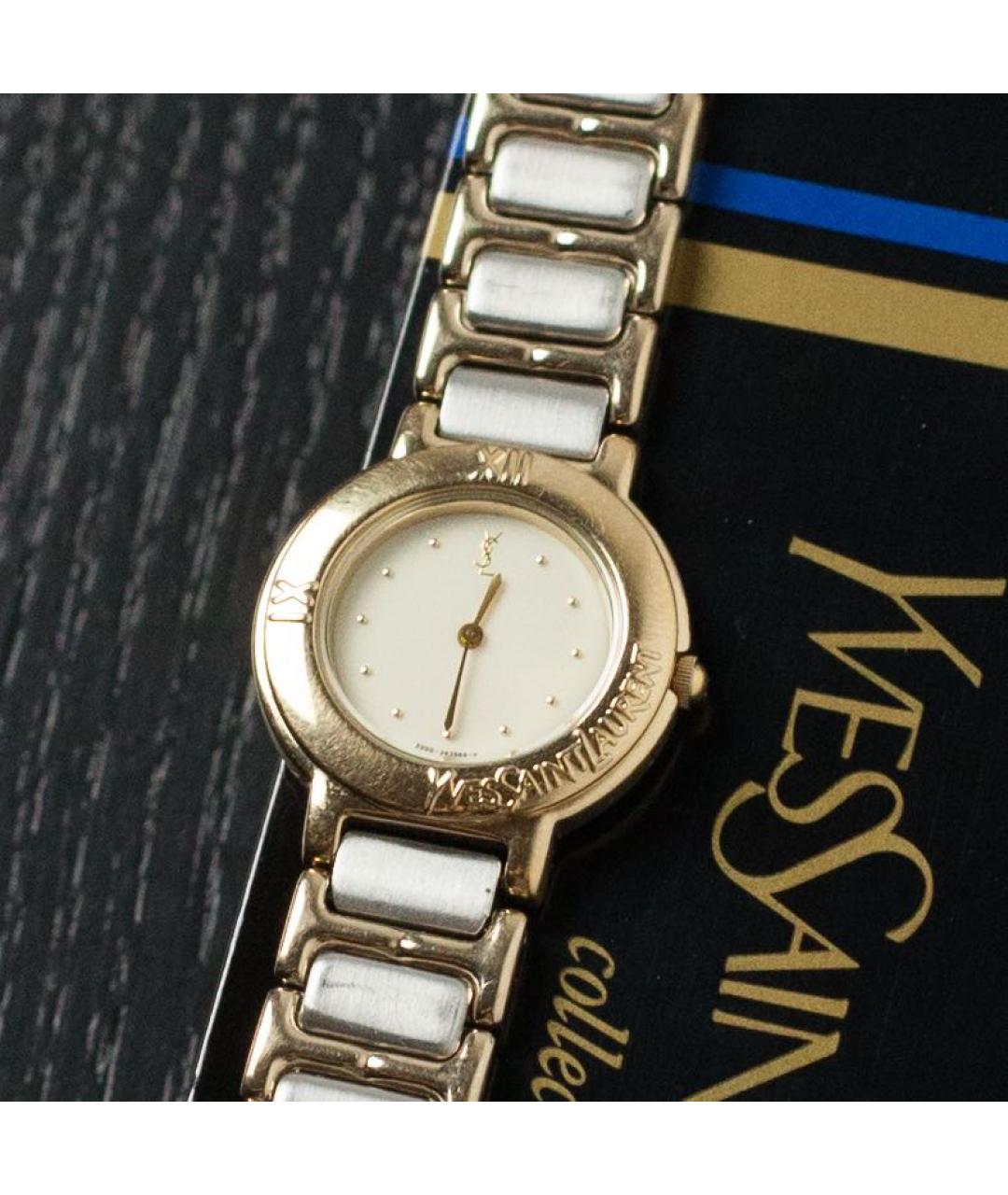 SAINT LAURENT Золотые часы, фото 6