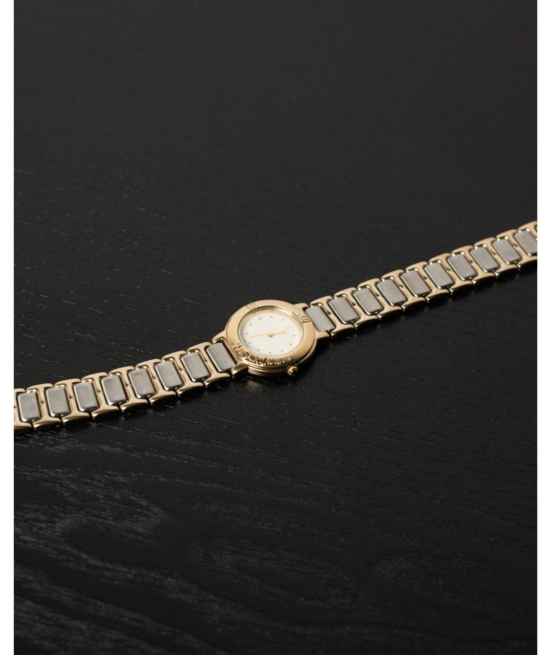 SAINT LAURENT Золотые часы, фото 4