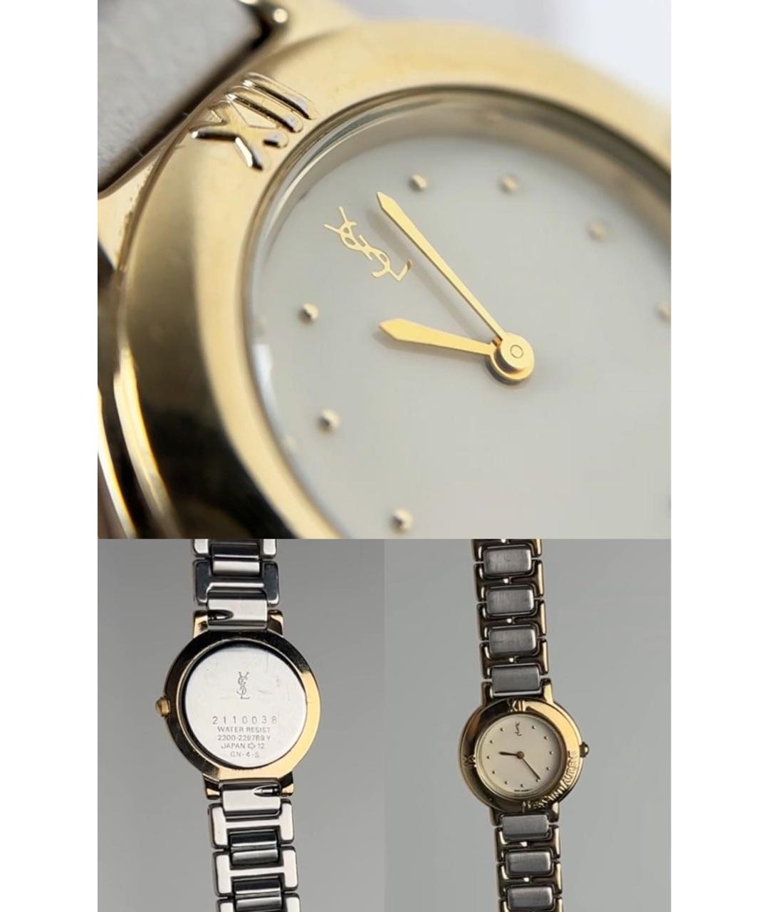 SAINT LAURENT Золотые часы, фото 7