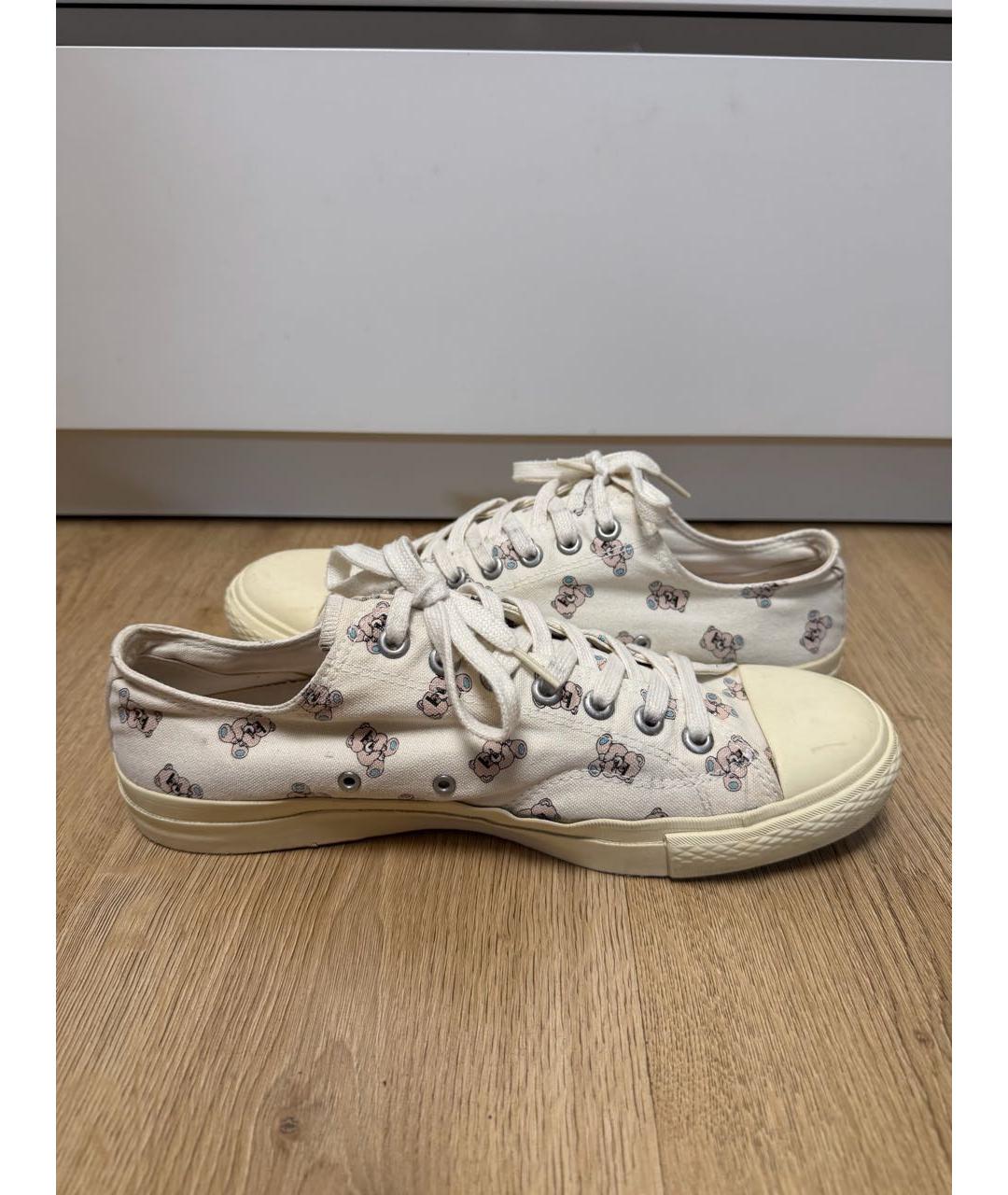 UNDERCOVER Белые текстильные низкие кроссовки / кеды, фото 3