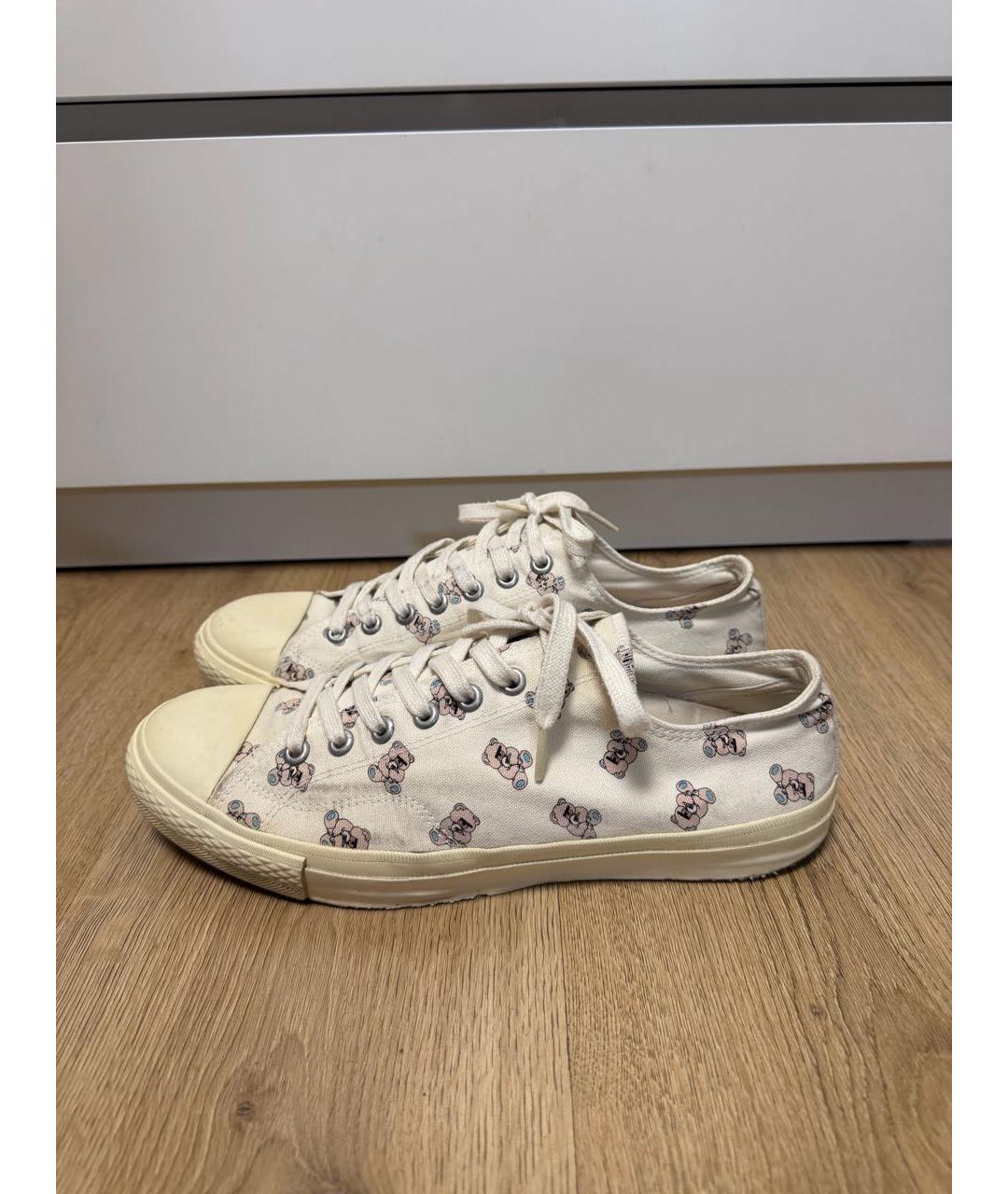 UNDERCOVER Белые текстильные низкие кроссовки / кеды, фото 8