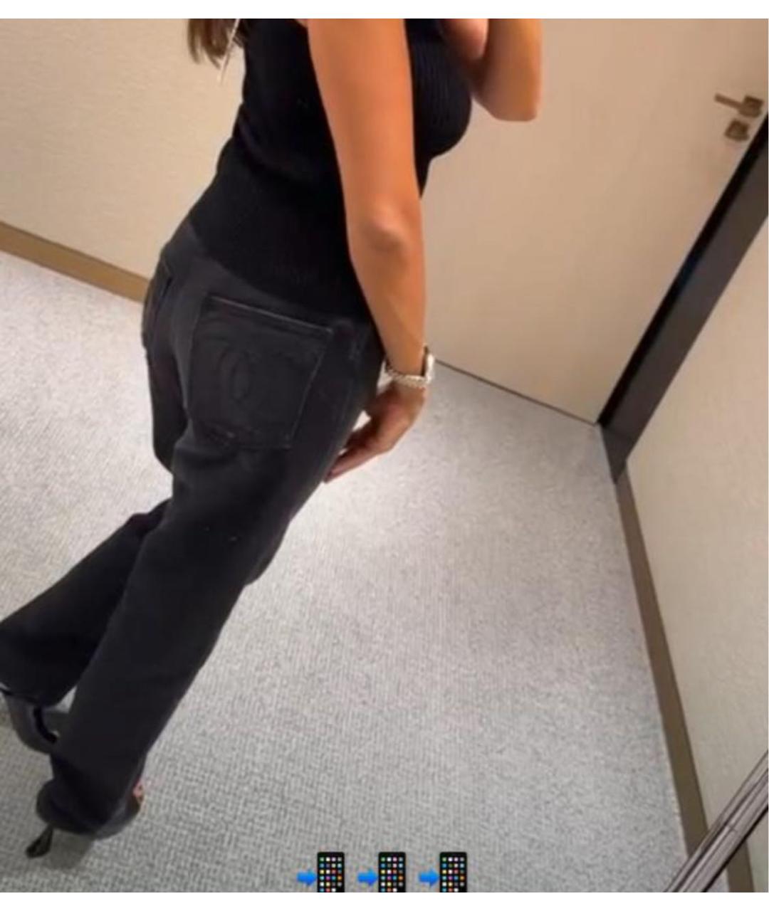 CHANEL Черные прямые джинсы, фото 4