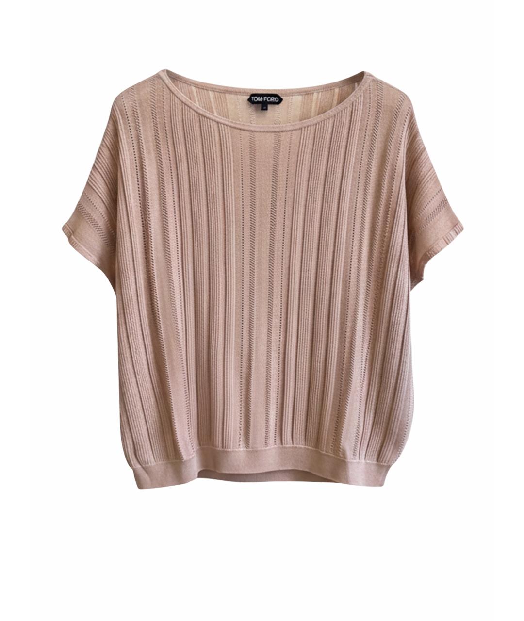 TOM FORD Бежевая вискозная блузы, фото 1