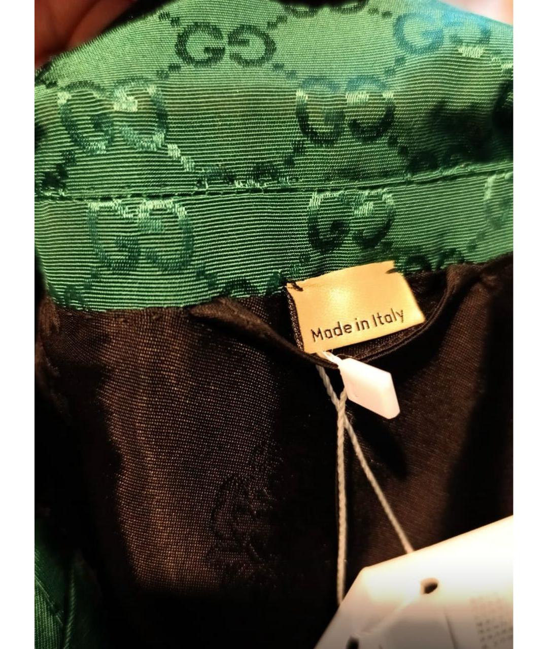 GUCCI Зеленый хлопковый жакет/пиджак, фото 3