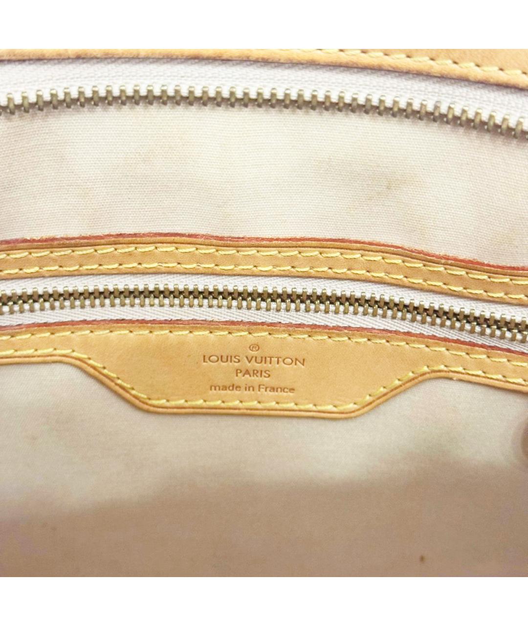 LOUIS VUITTON Желтая сумка через плечо из лакированной кожи, фото 9