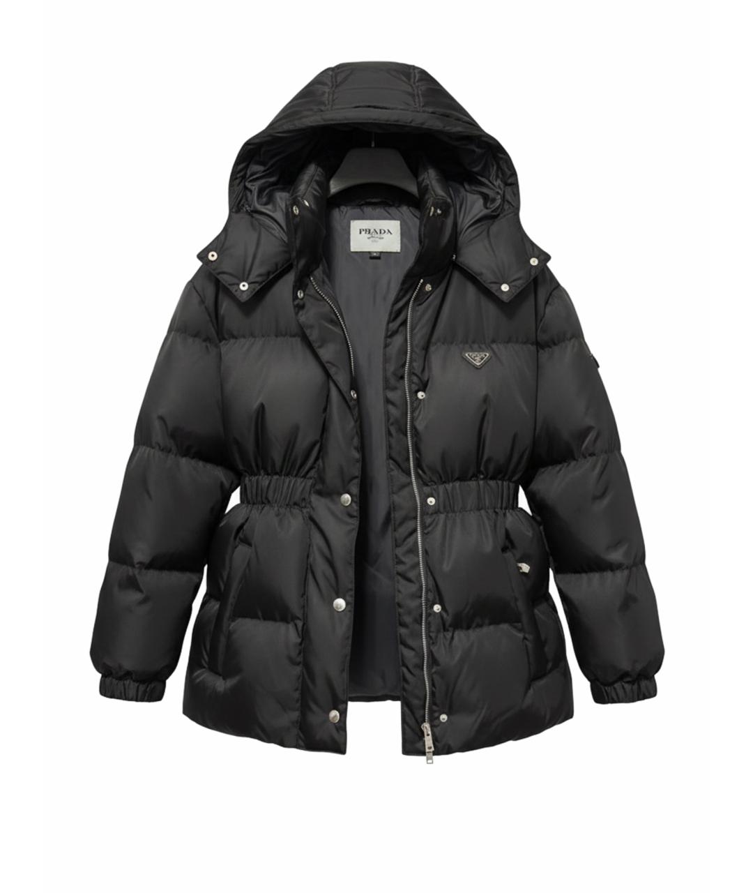 PRADA Черный пуховик, фото 1