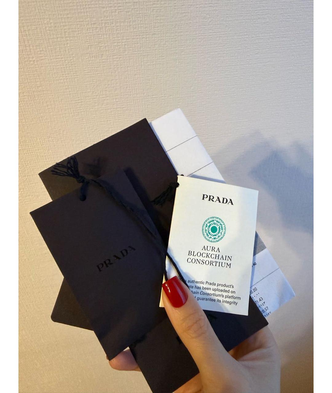 PRADA Черный пуховик, фото 6