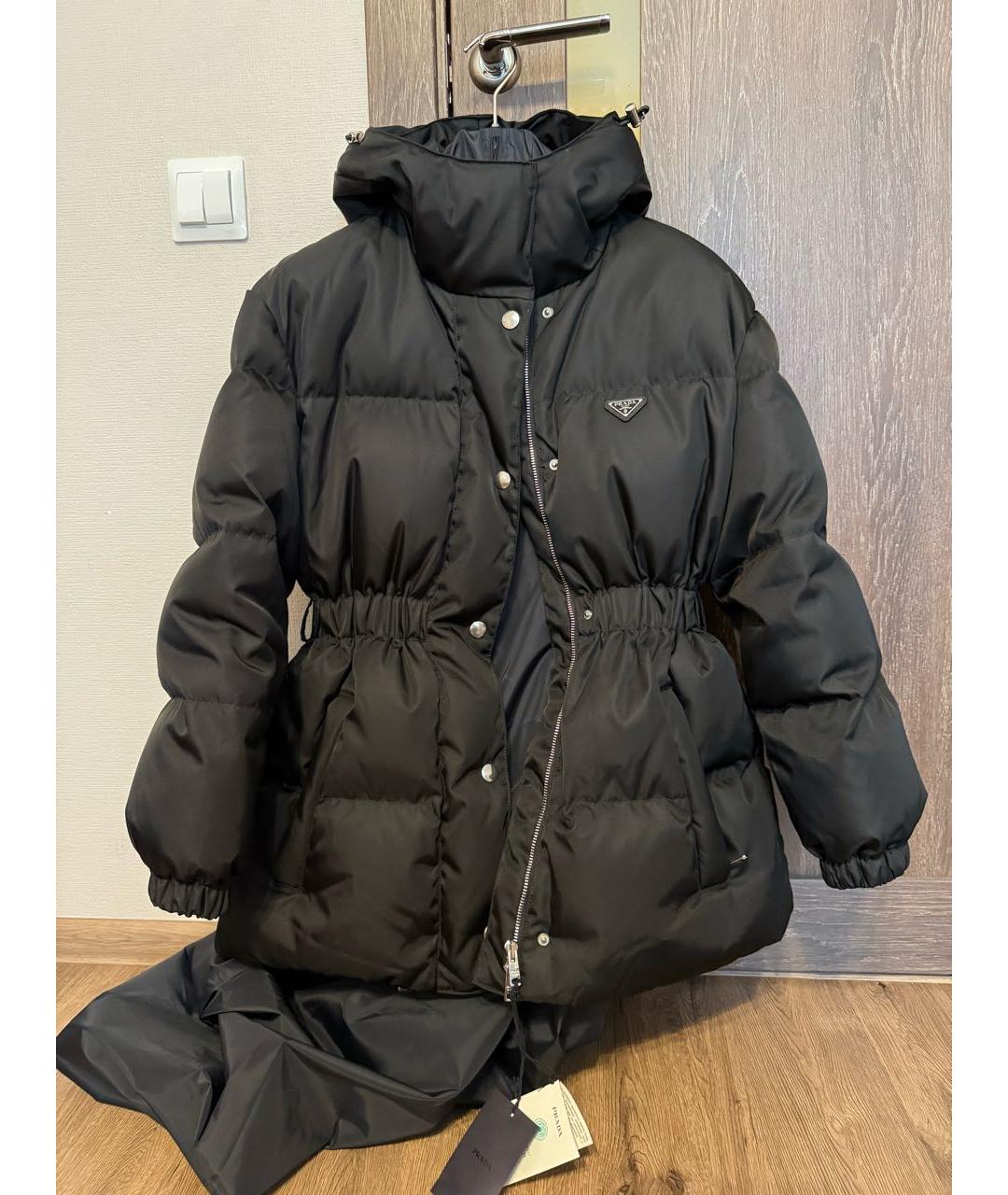 PRADA Черный пуховик, фото 5