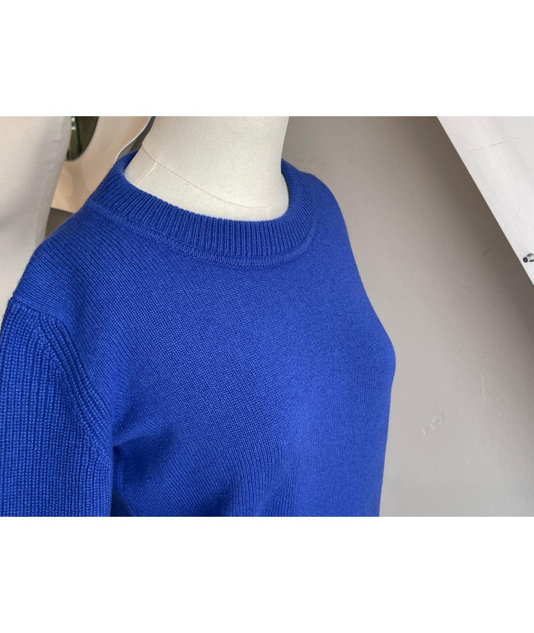 CHLOE Синий кашемировый джемпер / свитер, фото 9