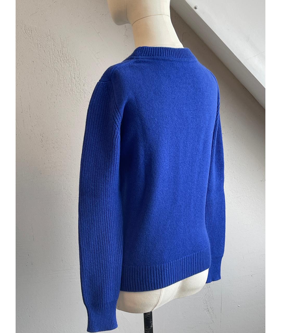 CHLOE Синий кашемировый джемпер / свитер, фото 8