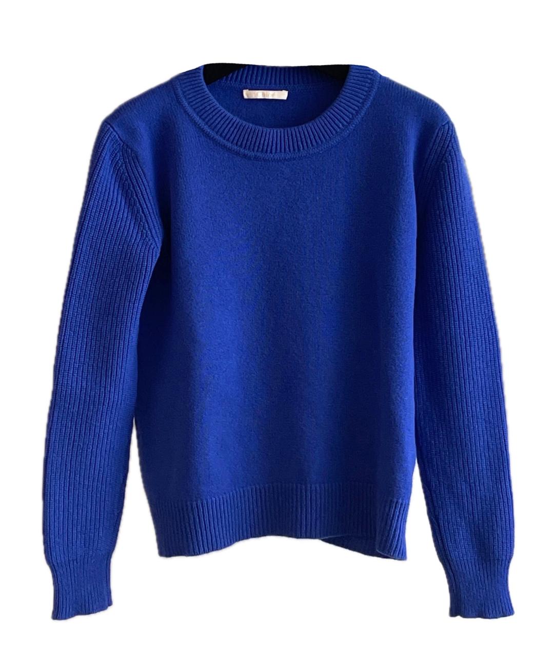 CHLOE Синий кашемировый джемпер / свитер, фото 1