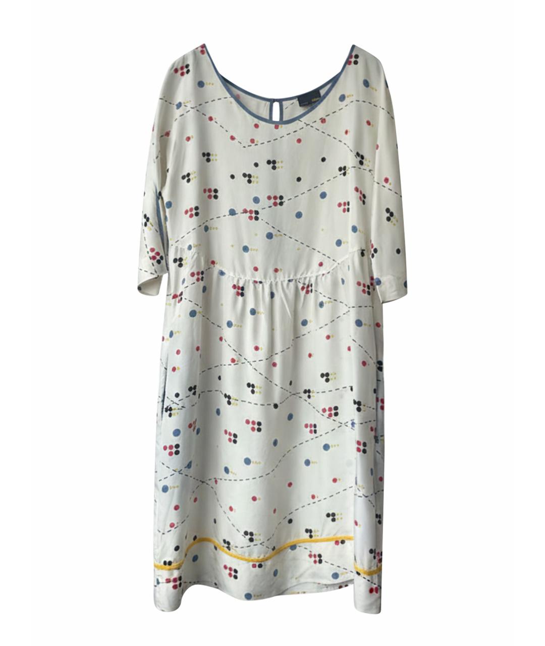 FENDI Мульти шелковое коктейльное платье, фото 1