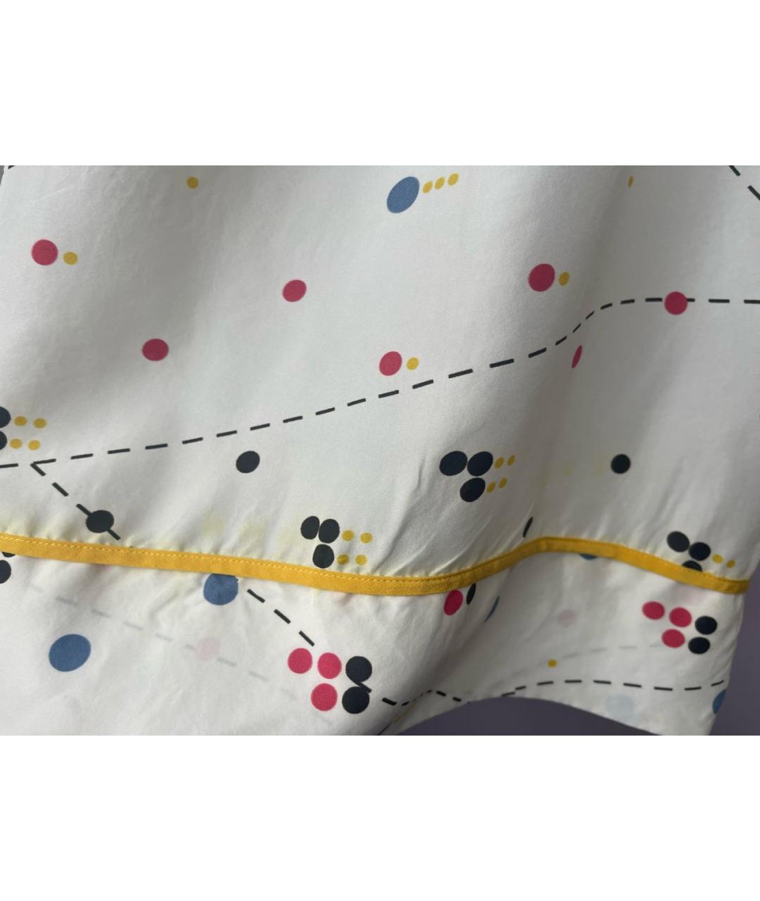 FENDI Мульти шелковое коктейльное платье, фото 7