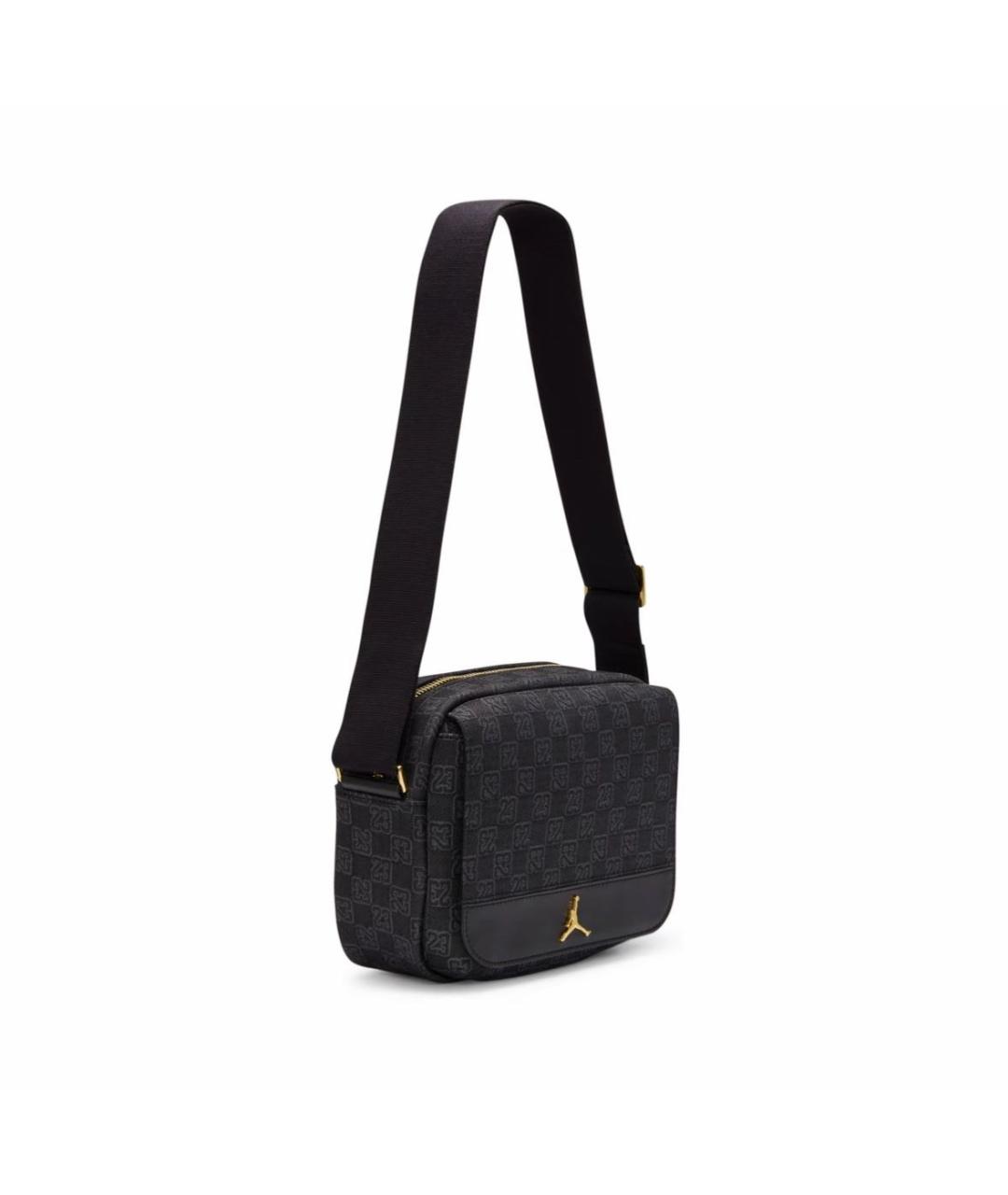 JORDAN Черная сумка на плечо, фото 2