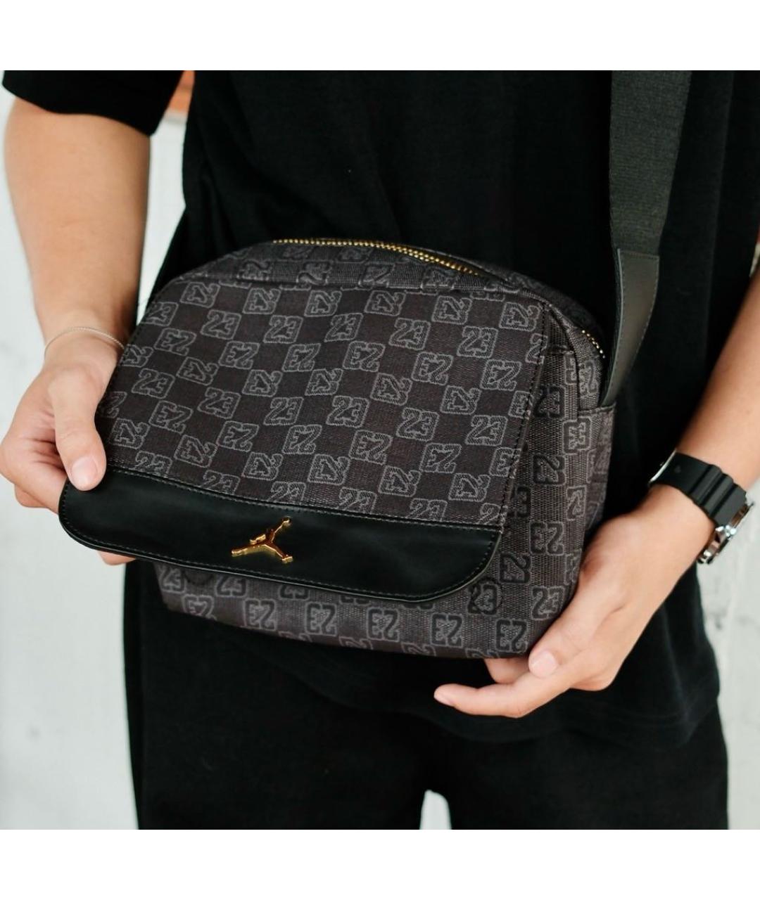 JORDAN Черная сумка на плечо, фото 9