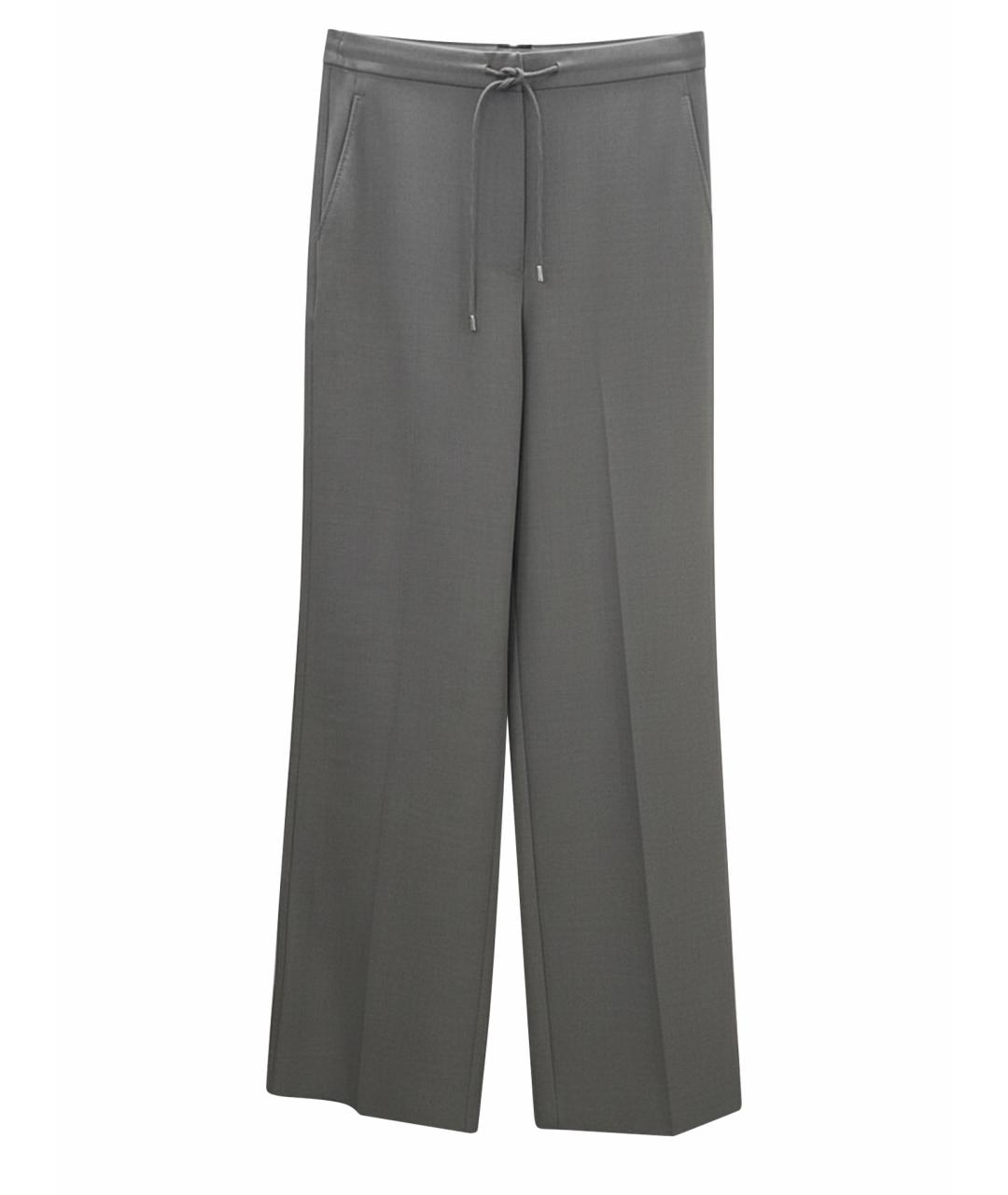 MAX MARA STUDIO Серые брюки широкие, фото 1