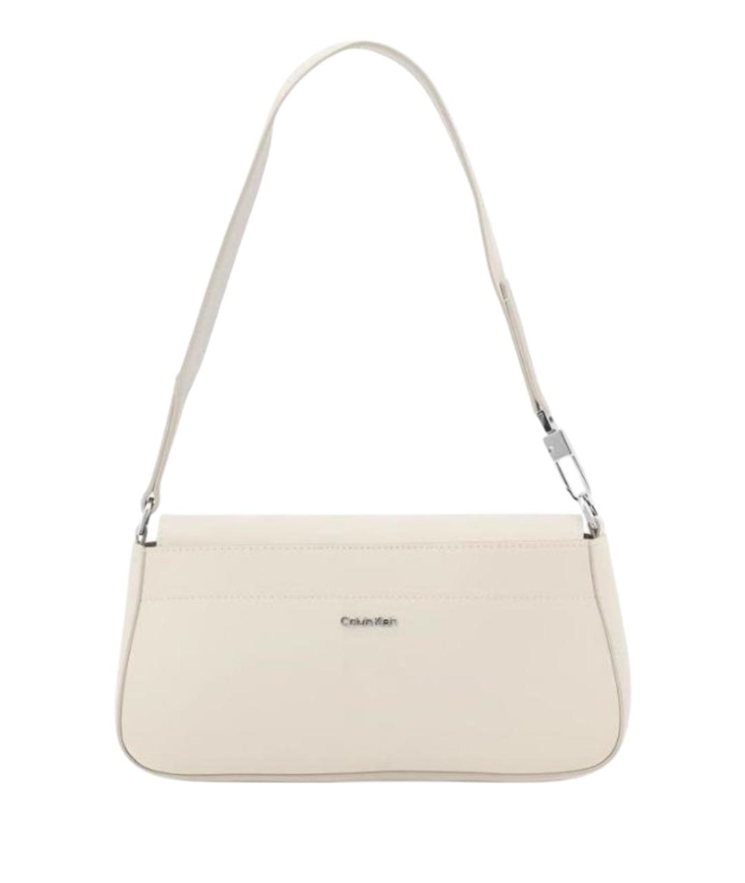 CALVIN KLEIN Бежевая сумка через плечо из искусственной кожи, фото 1