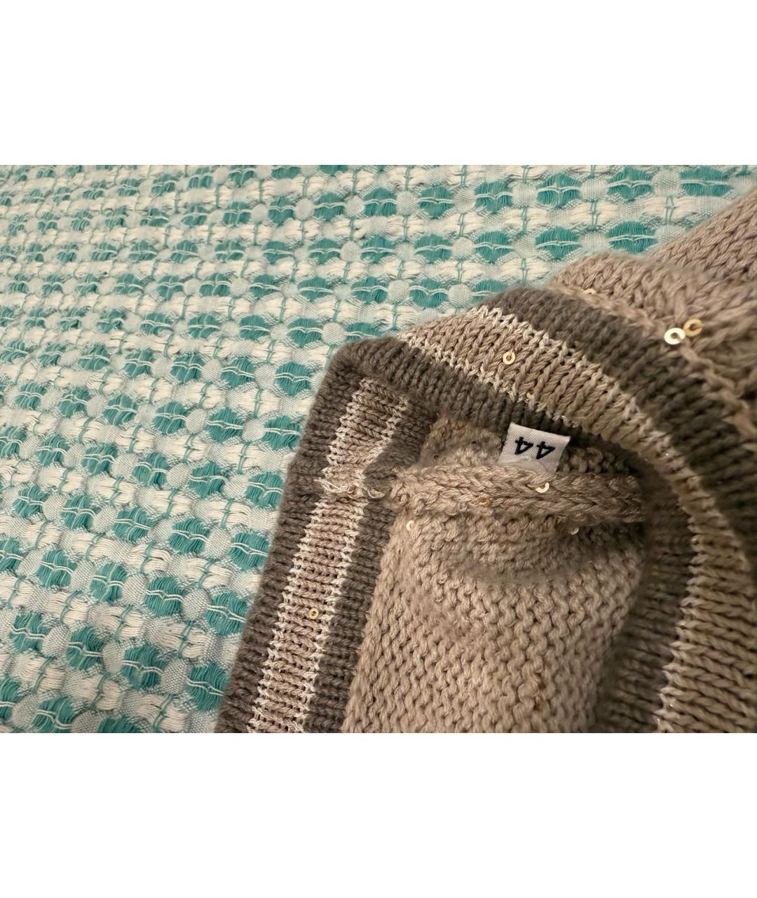 PANICALE Бежевый шерстяной джемпер / свитер, фото 4