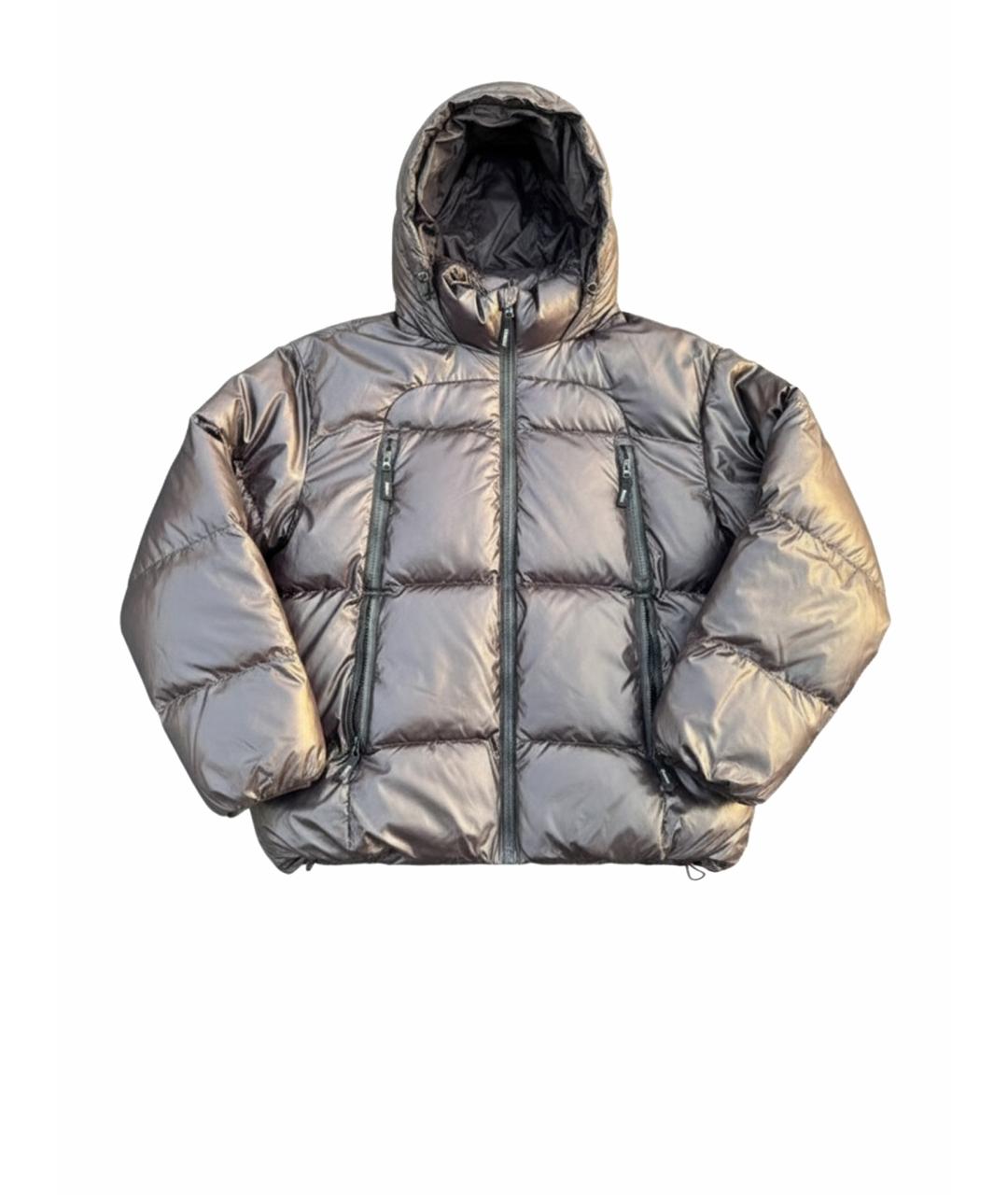 SUPREME Черный пуховик, фото 1