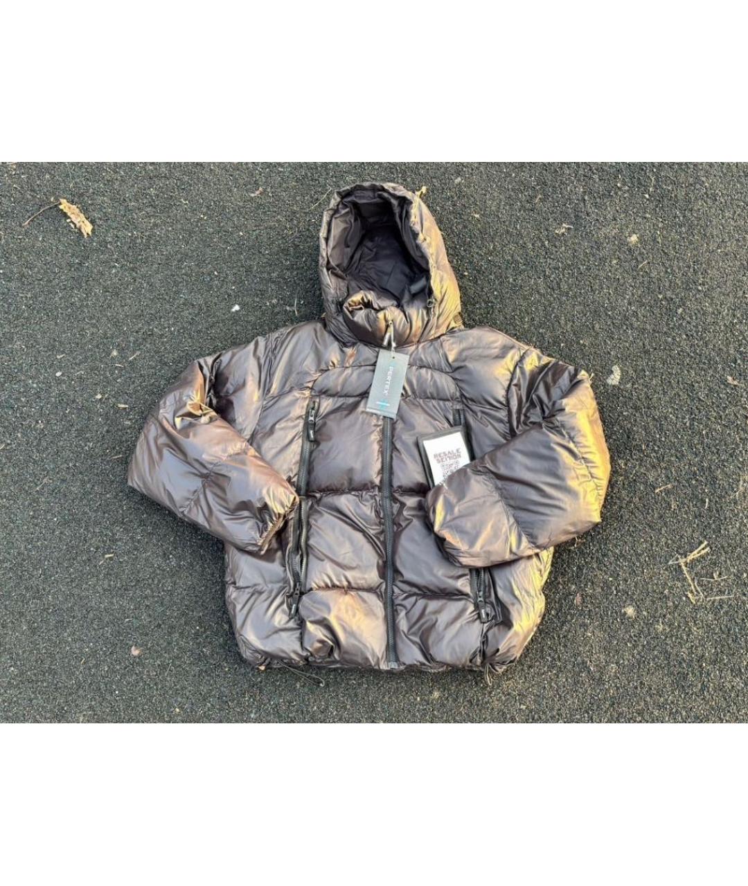 SUPREME Черный пуховик, фото 9