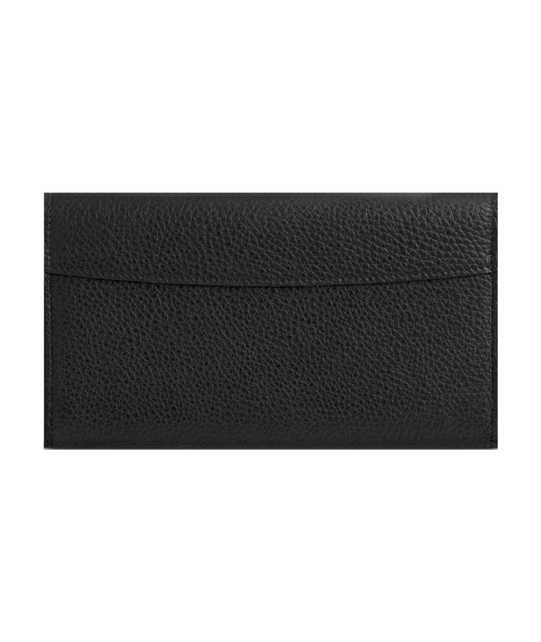 LOUIS VUITTON Черный кожаный кошелек, фото 3