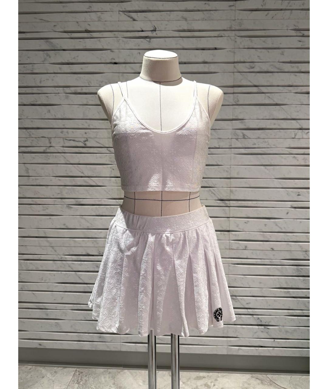 CHROME HEARTS Белый костюм с юбками, фото 7