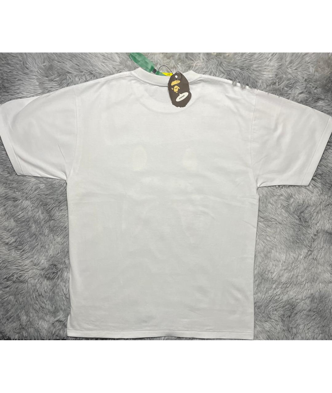 BAPE Белая хлопковая футболка, фото 3