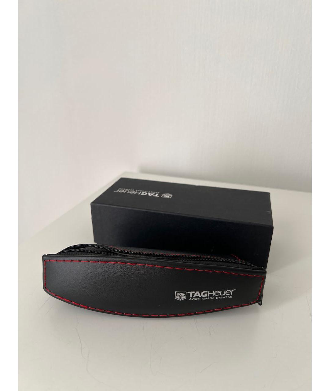 TAG HEUER Коричневые металлические солнцезащитные очки, фото 4