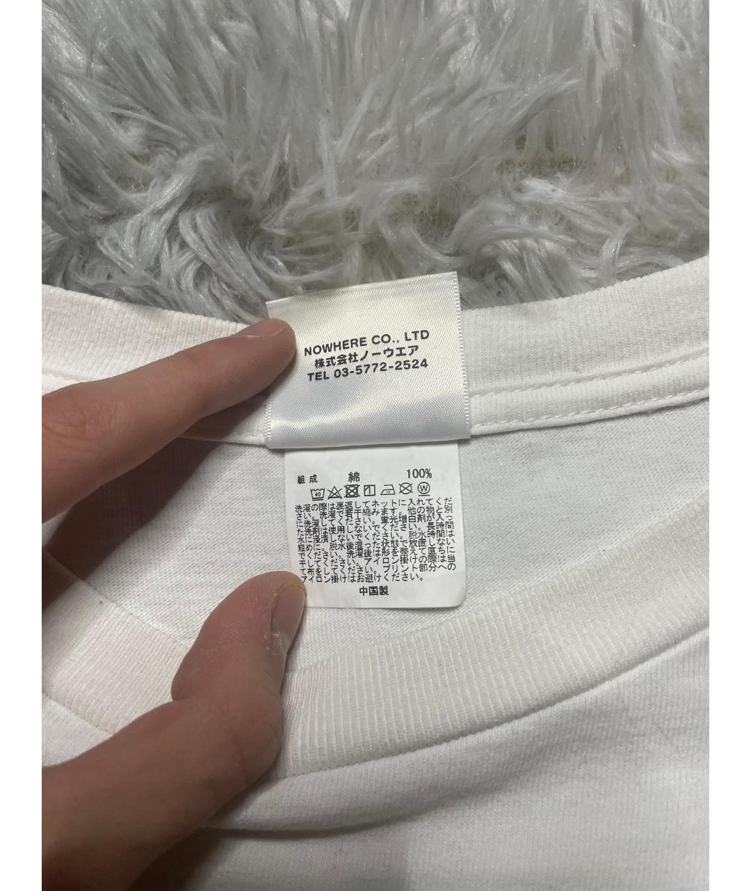 BAPE Белая хлопковая футболка, фото 4