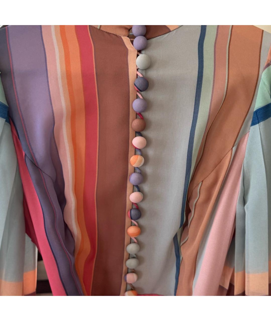 ZIMMERMANN Мульти шифоновое повседневное платье, фото 4