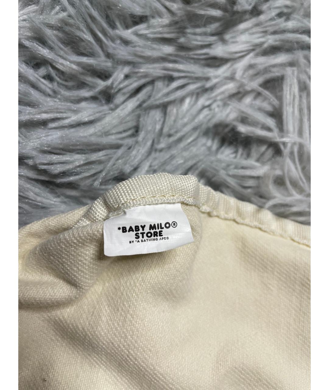 BAPE Бежевая тканевая пляжная сумка, фото 4