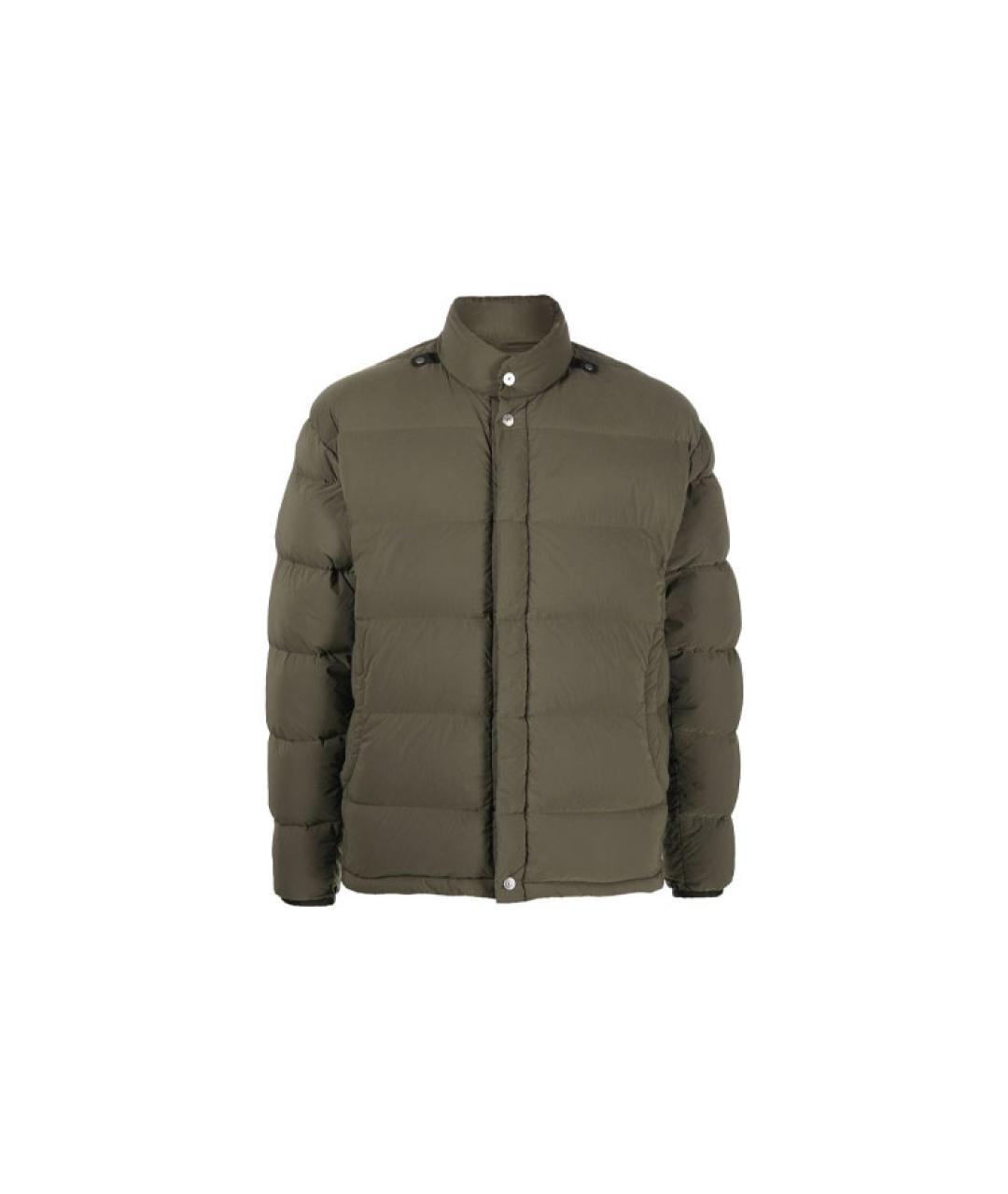 STONE ISLAND Зеленый пуховик, фото 1