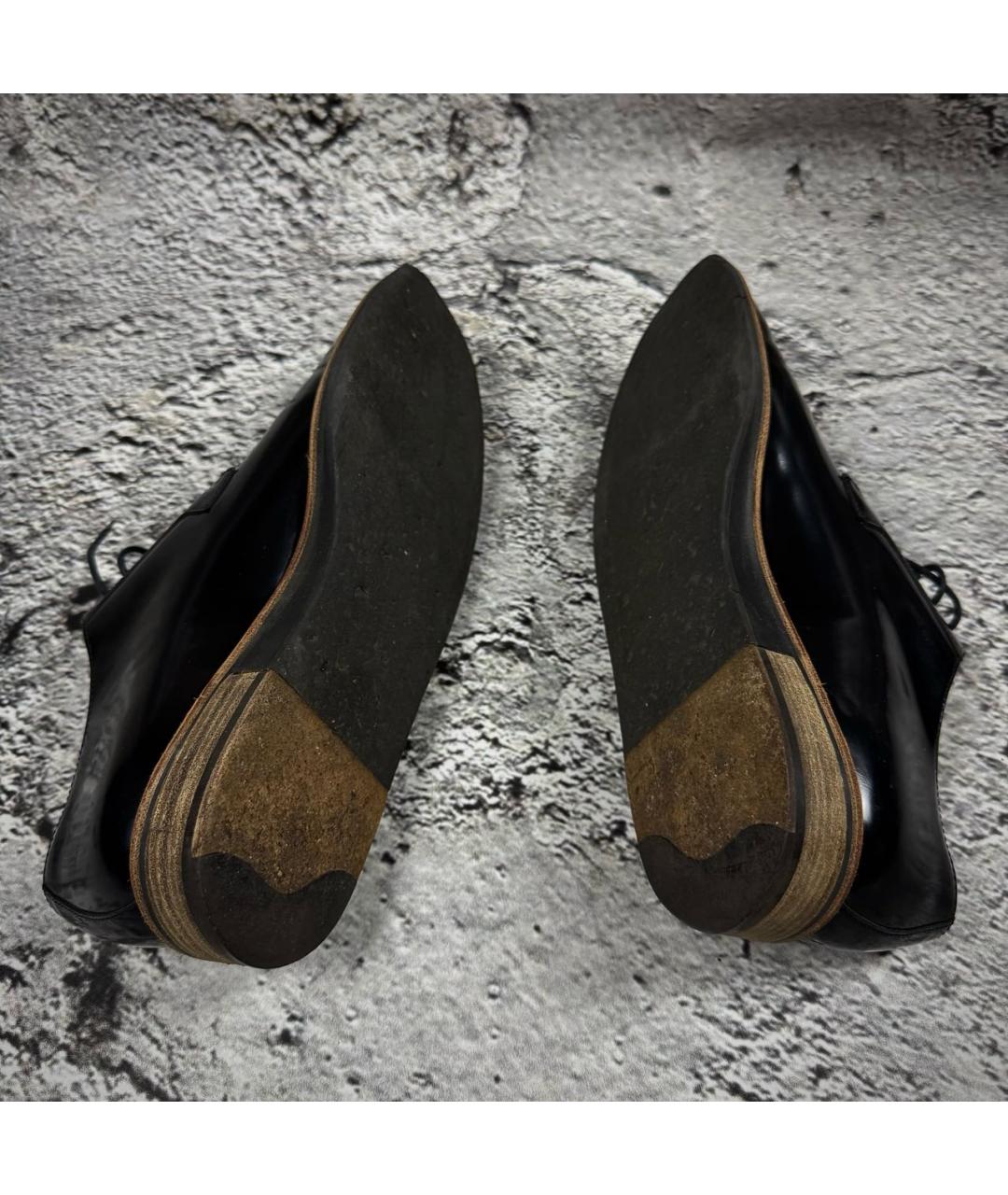 DRIES VAN NOTEN Черные туфли из лакированной кожи, фото 6